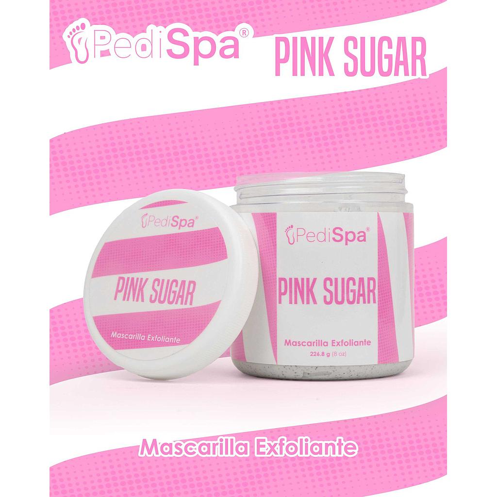 PEDI SPA MASCARILLA EXFOLIANTE PINK SUGAR 8 OZ