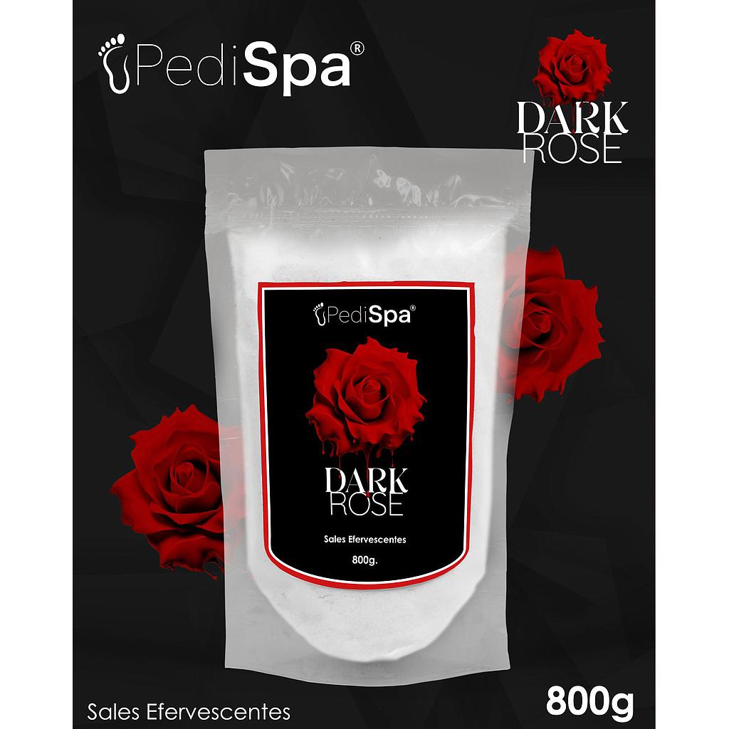 PEDI SPA SALES EFERVESCENTES AROMA DARK ROSE 800G