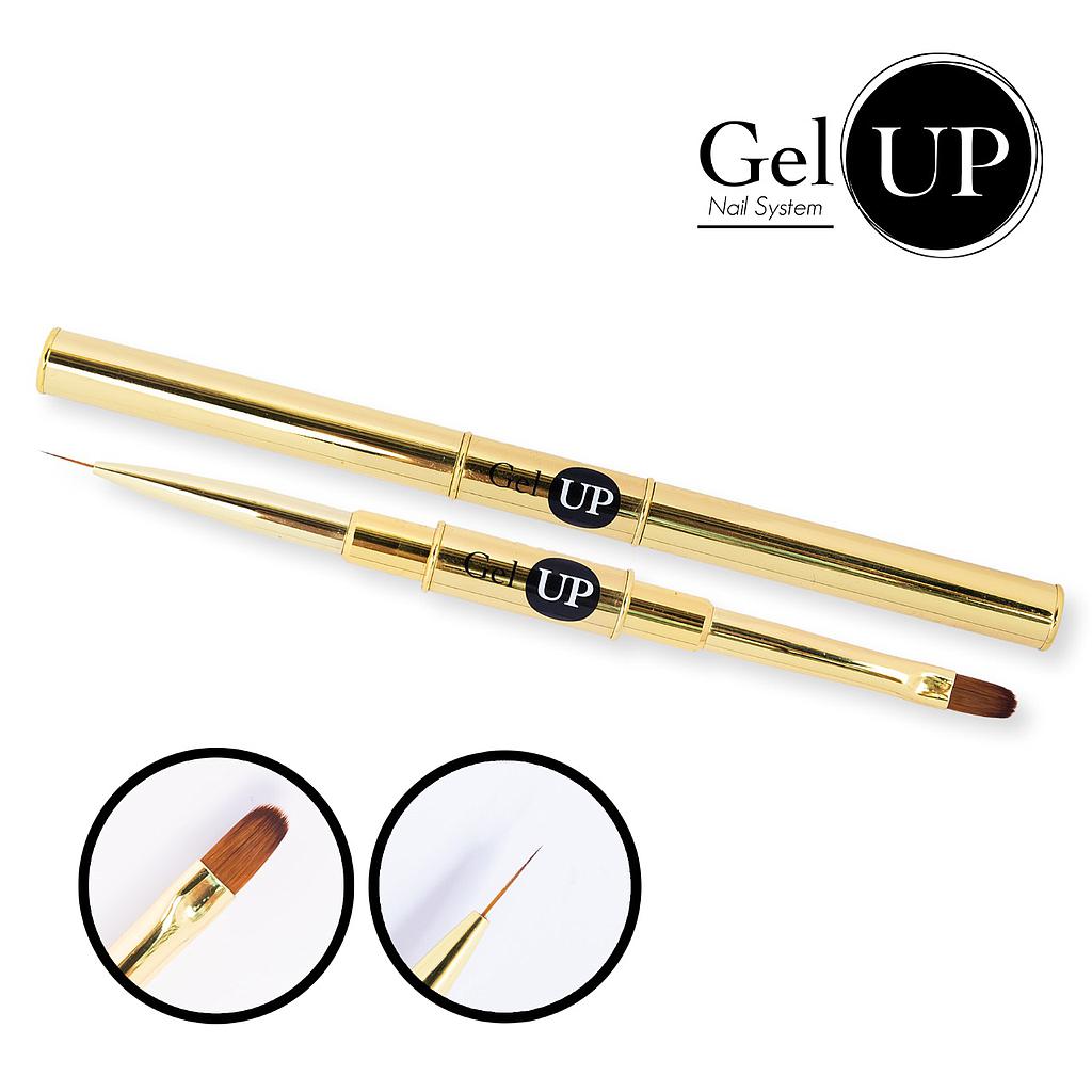 PINCEL DOBLE GEL UP