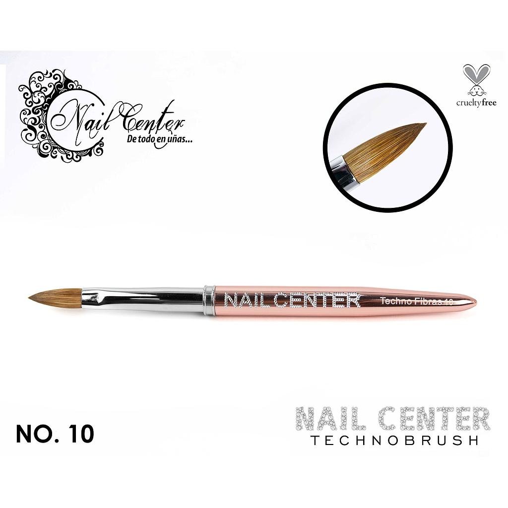 PINCEL TECNO BRUSH ROSE GOLD NO. 10
