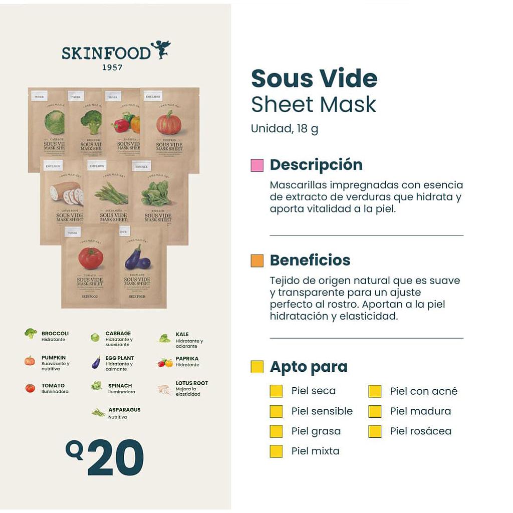 SKIN FOOD SOUS VIDE MASK SHEET