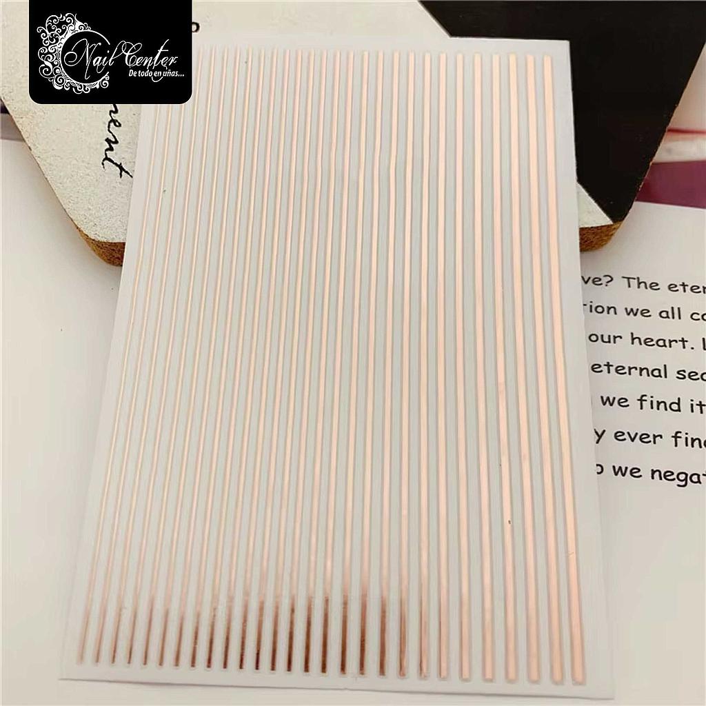 STICKER CINTILLA INDIVIDUAL 11 ROSEGOLD