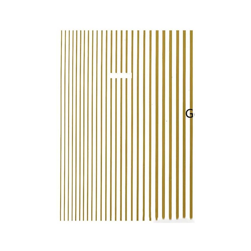 STICKER CINTILLA INDIVIDUAL 4 DORADA