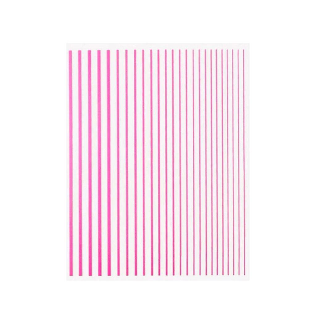 STICKER CINTILLA INDIVIDUAL 8 ROSA NEON