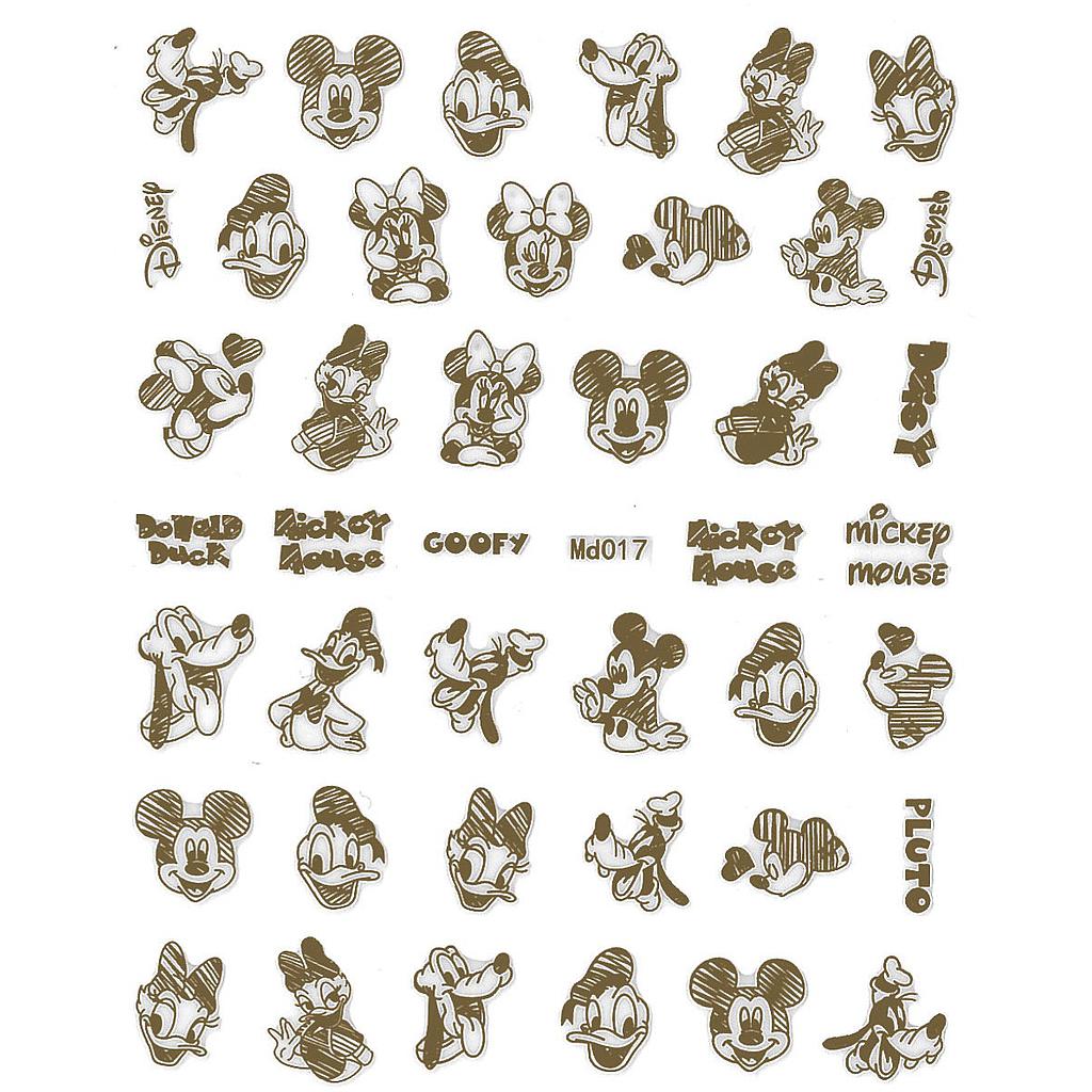 STICKER T-420 - DORADO