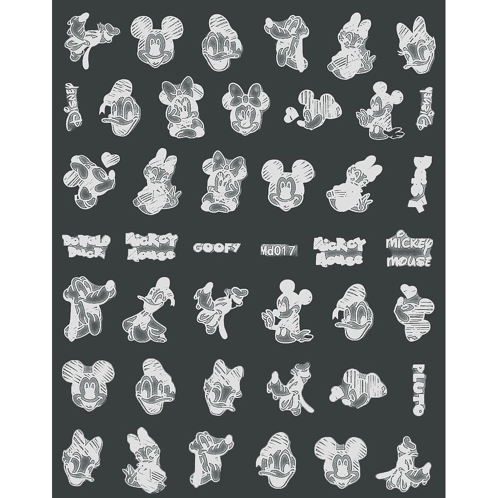 STICKER T-424 - BLANCO