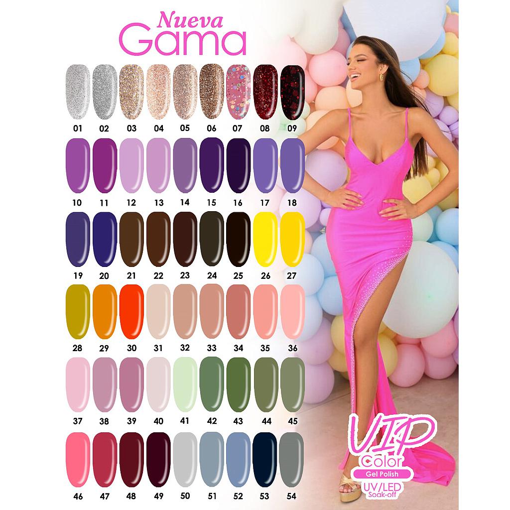 VIP COLOR 13ML EDICION LIMITADA. COMPRA MINIMA 3 PZS.