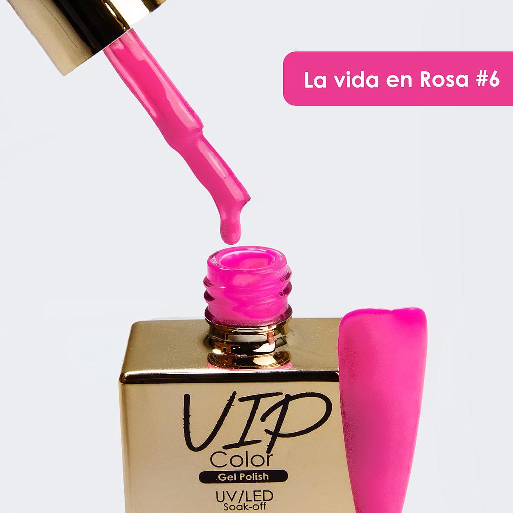 VIP COLOR EDICION LIMITADA 15ML LA VIDA EN ROSA 6