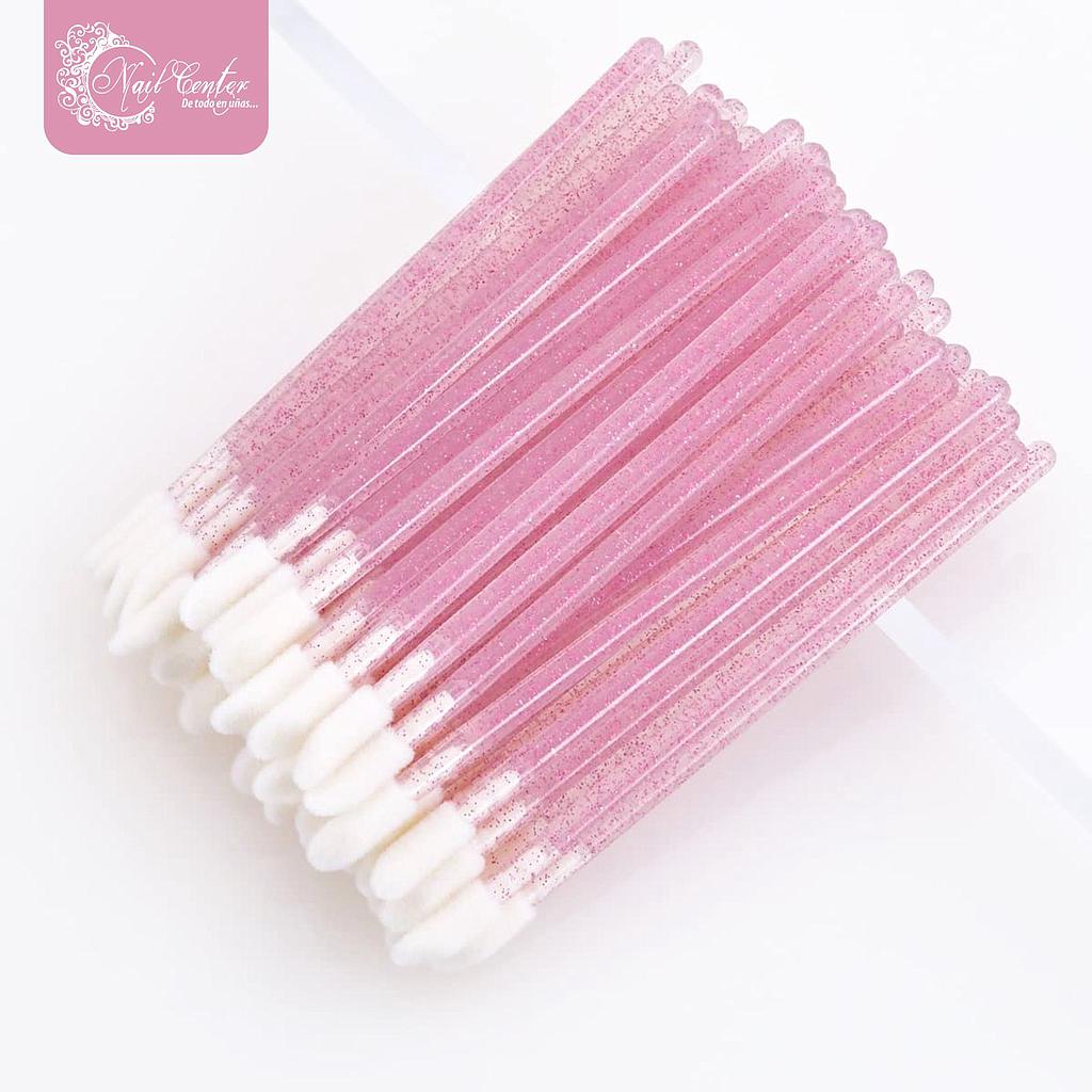 APLICADORES DESCARTABLES DE LABIAL 50 PIEZAS