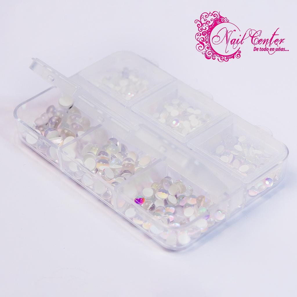 CAJA CRISTALES CERAMICOS BLANCOS