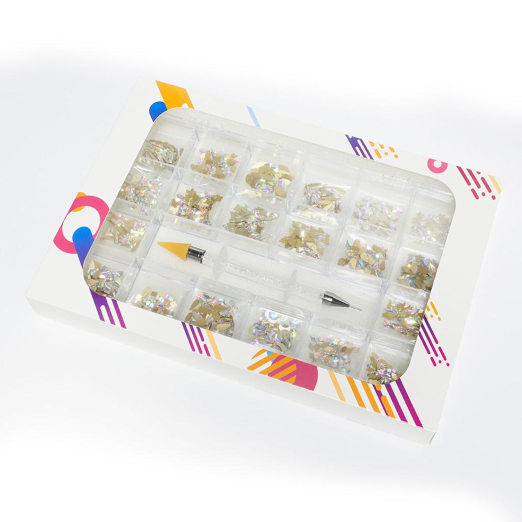 CAJA EXCLUSIVA CRISTALES TORNASOL