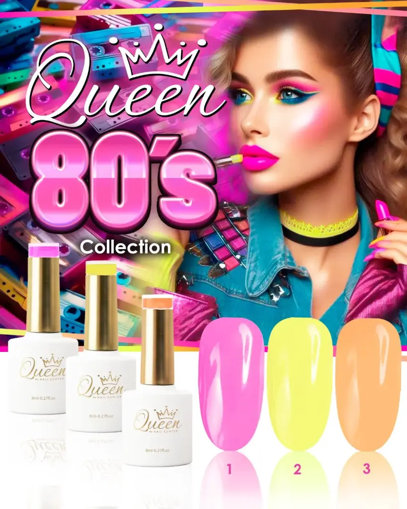 COLECCION QUEEN 80'S 3 PIEZAS 8ML