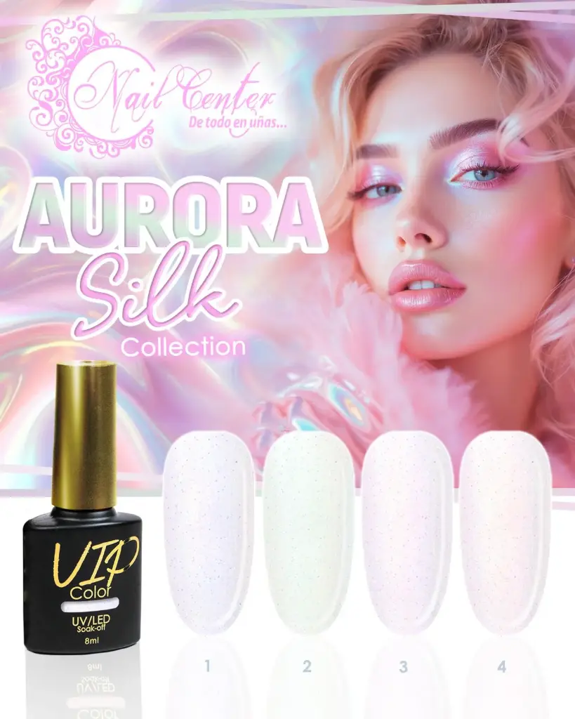 COLECCIÓN VIP 8 ML 4 TONOS AURORA SILK