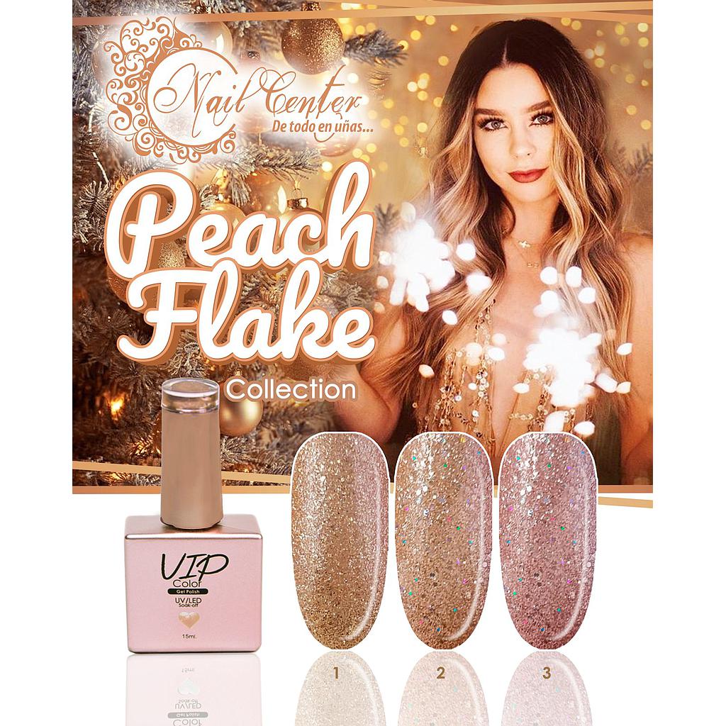COLECCION VIP COLOR PEACH FLAKE 15ML