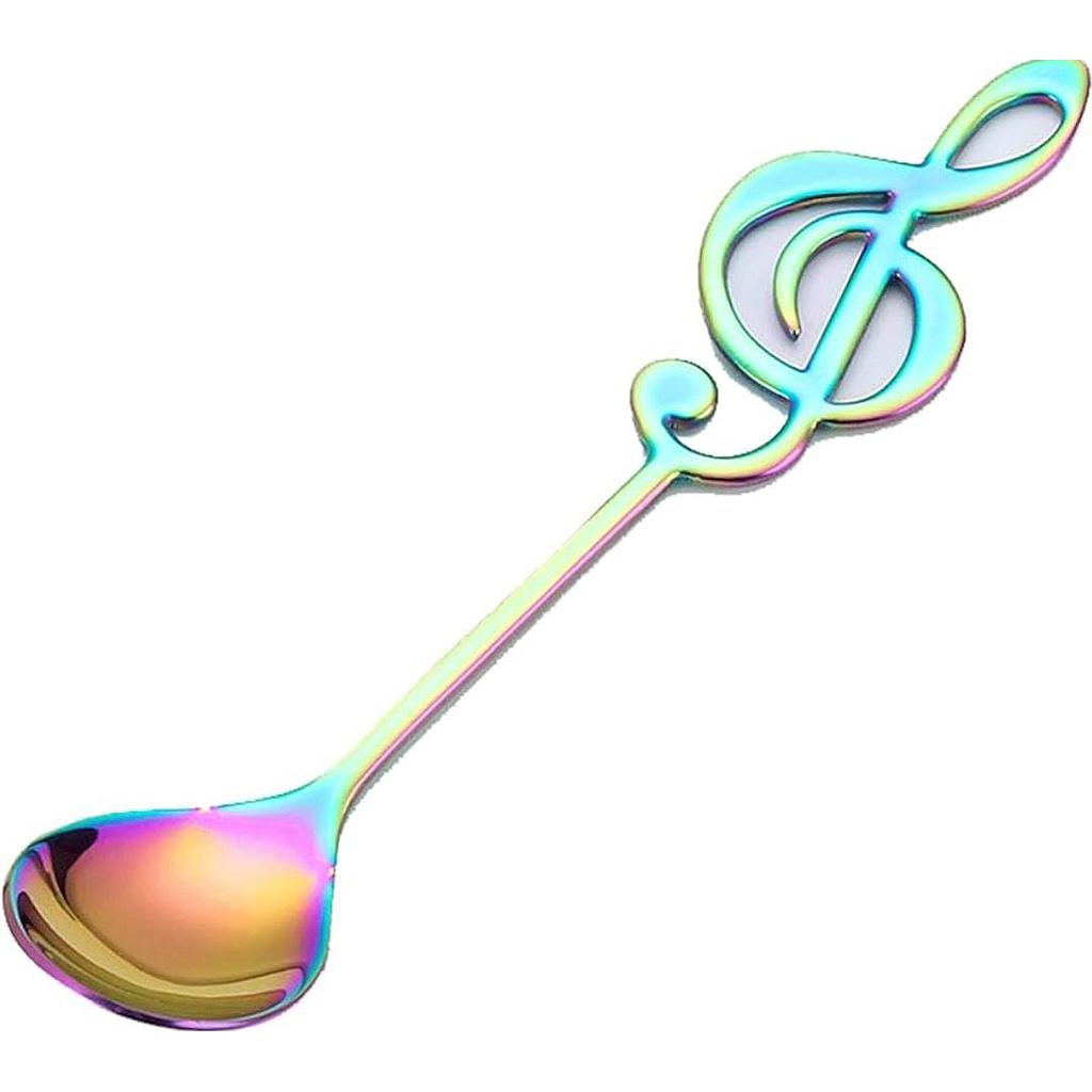 CUCHARITA NOTA MUSICAL RAINBOW