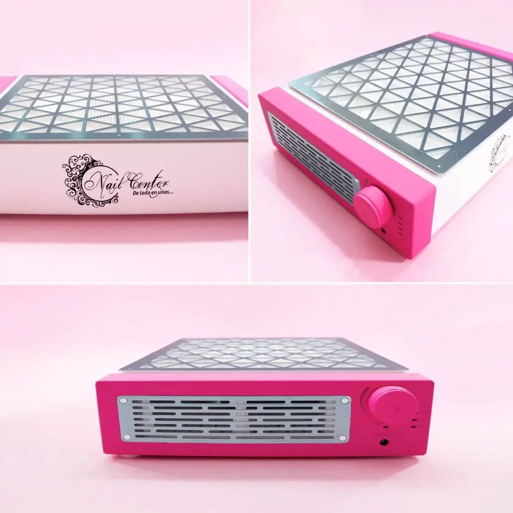 EXTRACTOR DE POLVO PRO NAIL CENTER COLOR ROSA