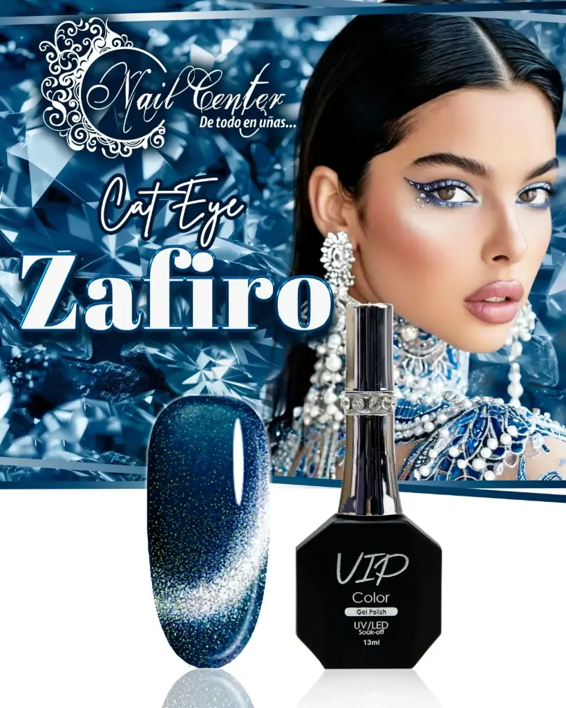 GEL VIP COLOR EDICION LIMITADA 13ML CAT EYE ZAFIRO