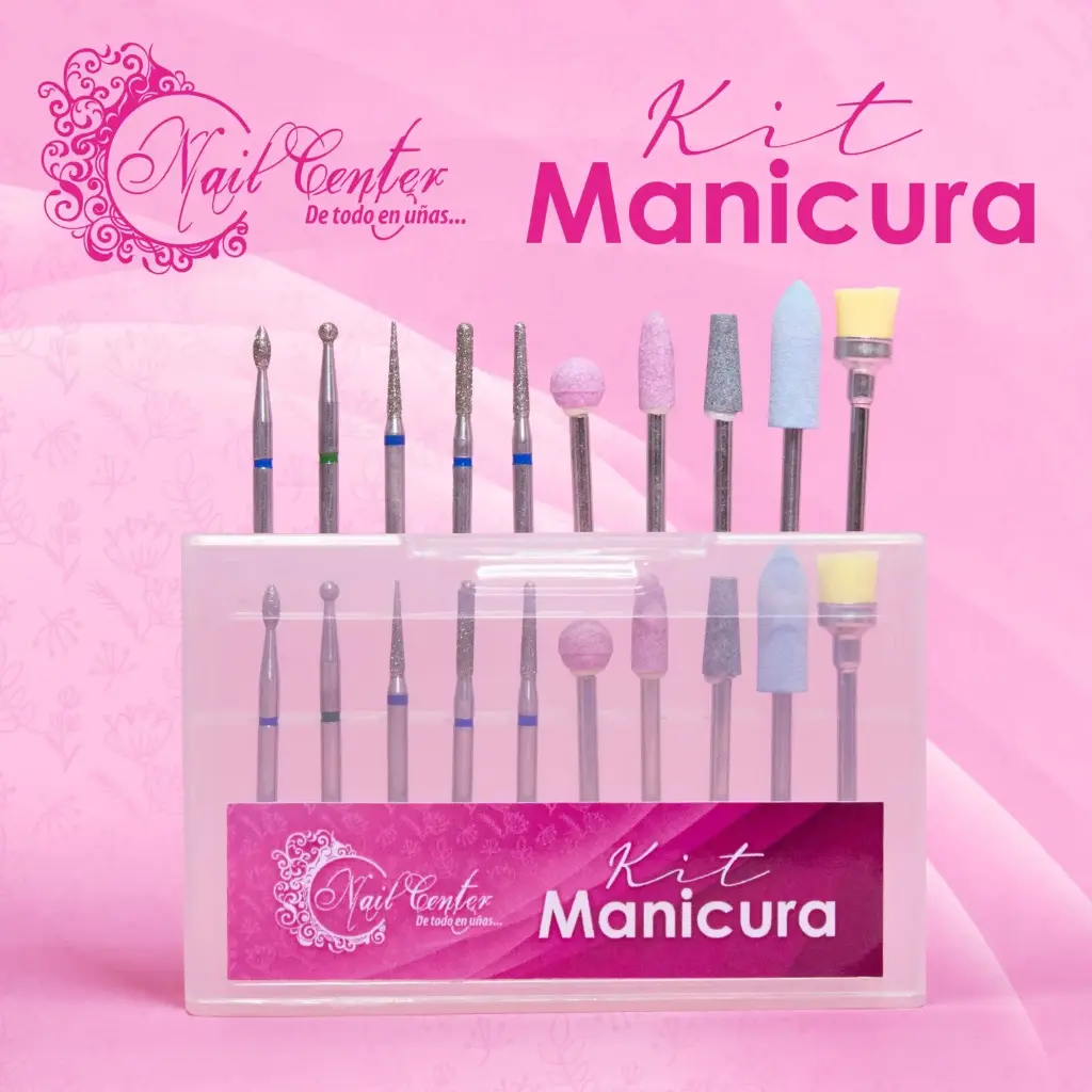 KIT DE PUNTAS PARA MANICURA NAIL CENTER