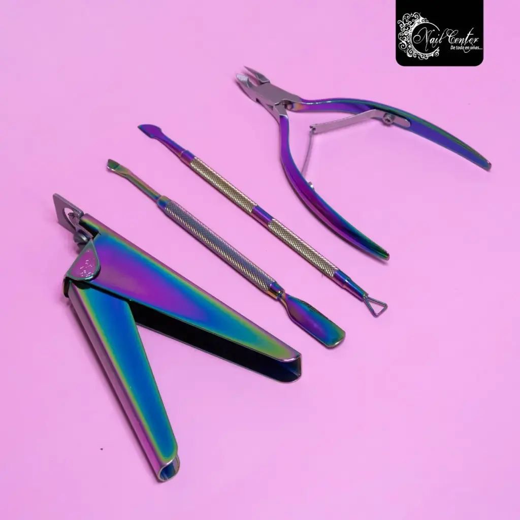 KIT HERRAMIENTA NAIL CENTER RAINBOW