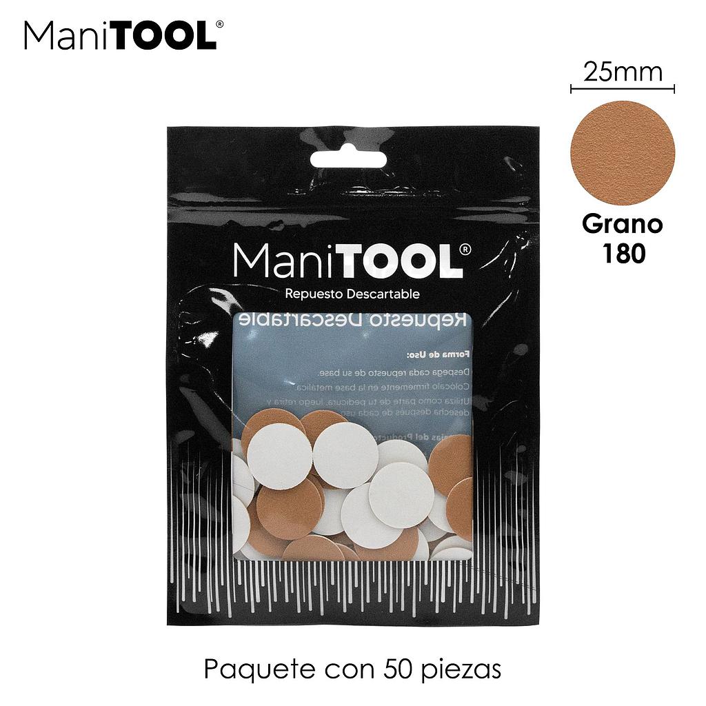 MANITOOL DISCO PODO GRANO 180 25MM