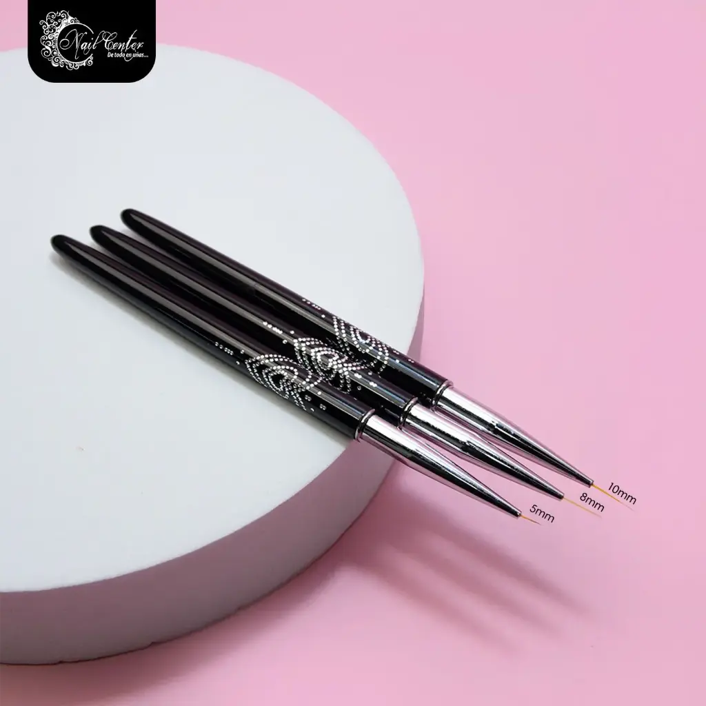 PACK PINCELES NAIL CENTER 21