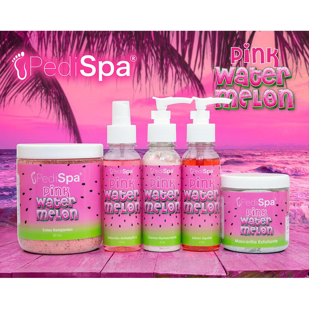 PEDI SPA KIT PEDICURE AROMA PINK WATERMELON 8 ONZAS - 5 PASOS 