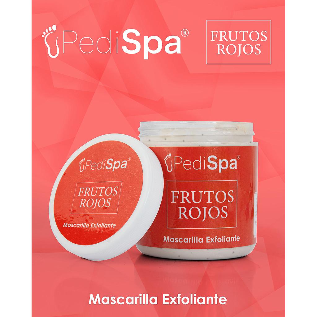 PEDI SPA MASCARILLA EXFOLIANTE FRUTOS ROJOS 8 OZ