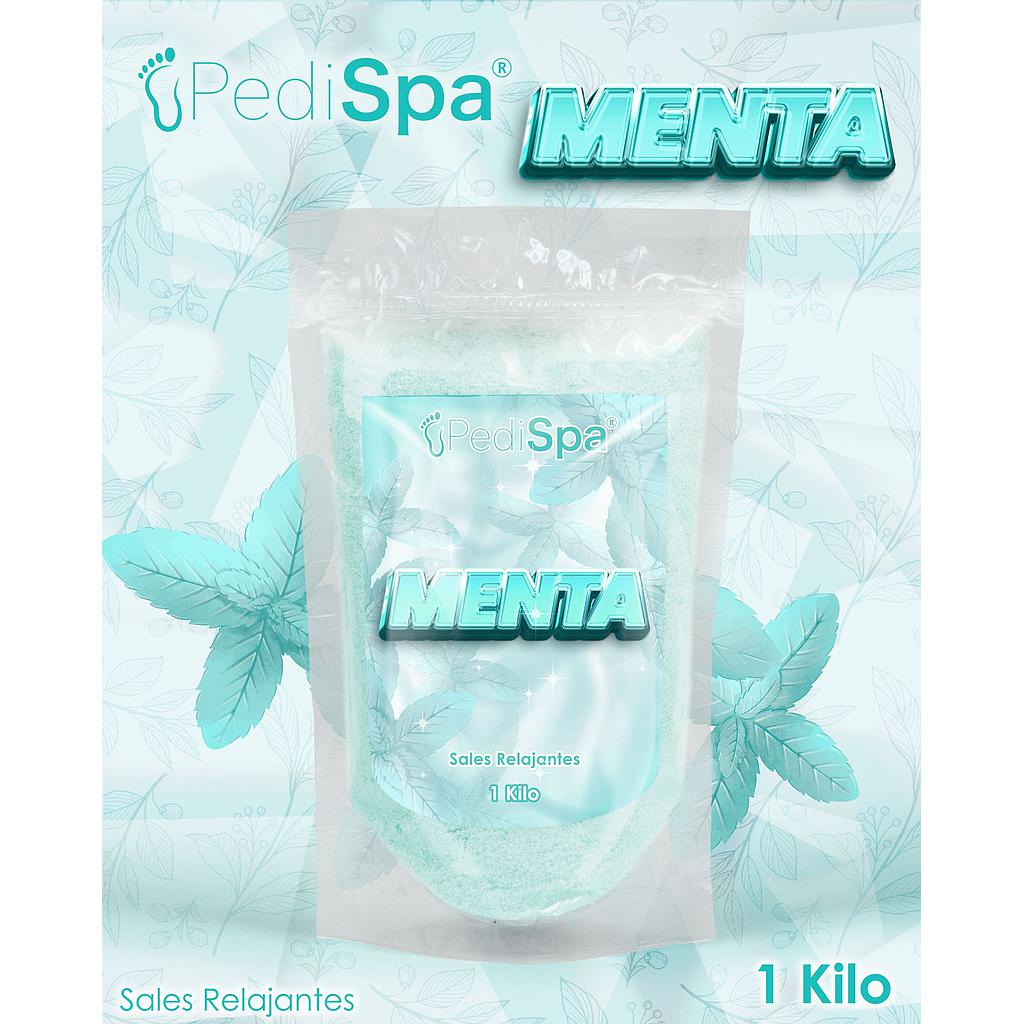 PEDI SPA SALES RELAJANTES AROMA MENTA 1 KILO