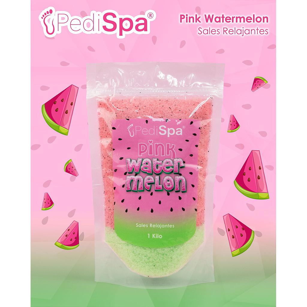PEDI SPA SANDIA SALES RELAJANTES PINK WATERMELON 1 KILO