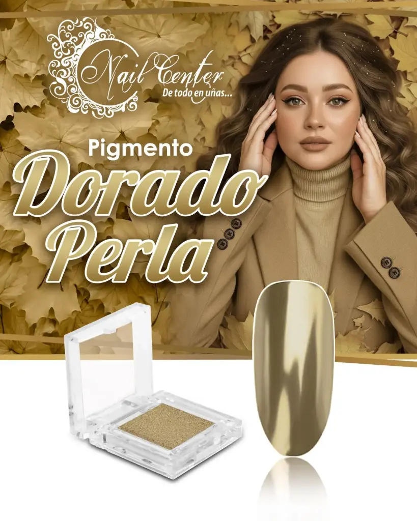 PIGMENTO SOLIDO NAIL CENTER DORADO PERLA