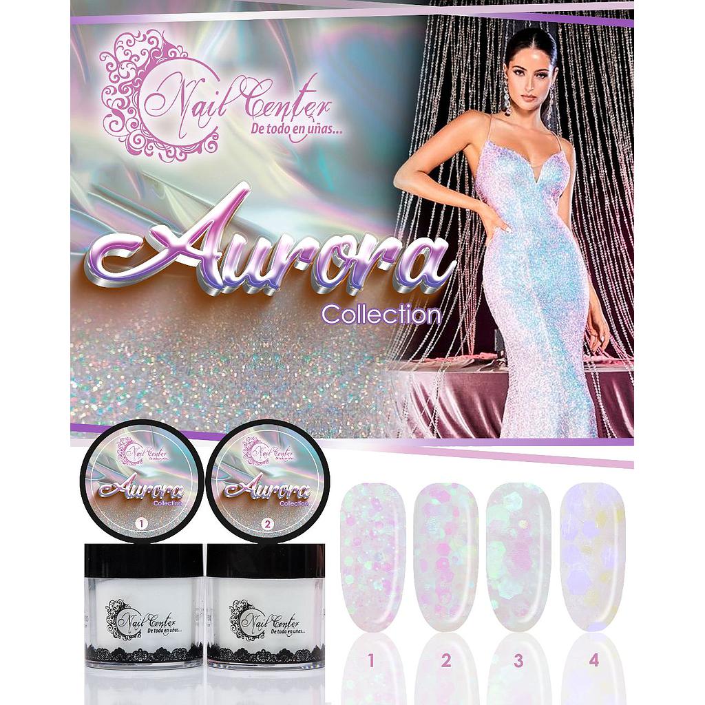 COLECCIÓN DE ACRILICO AURORA  4 TONOS