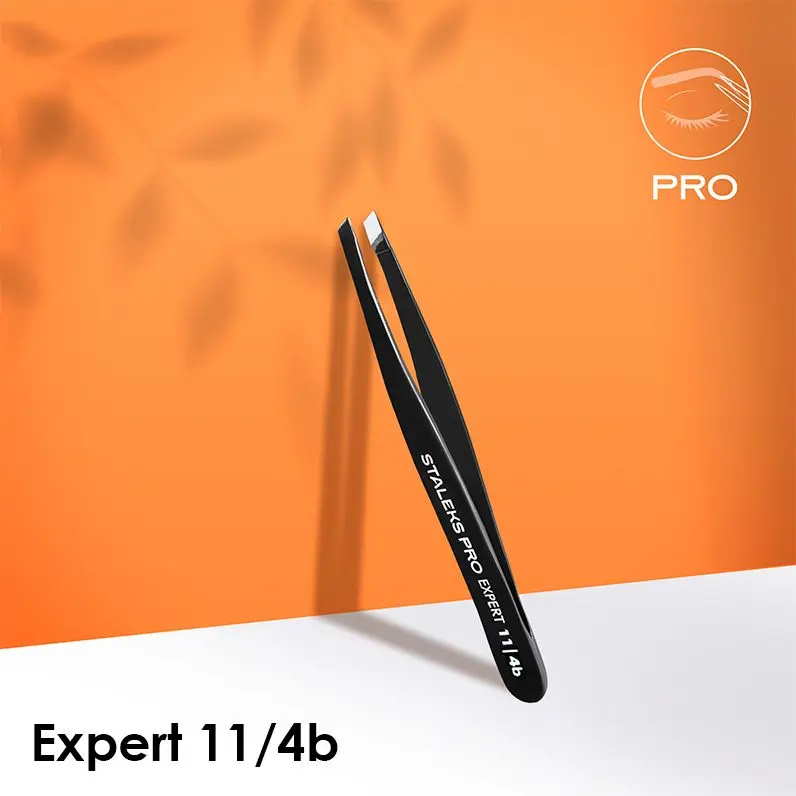 PINZAS PARA CEJAS EXPERT 11 TIPO 4 NEGRA