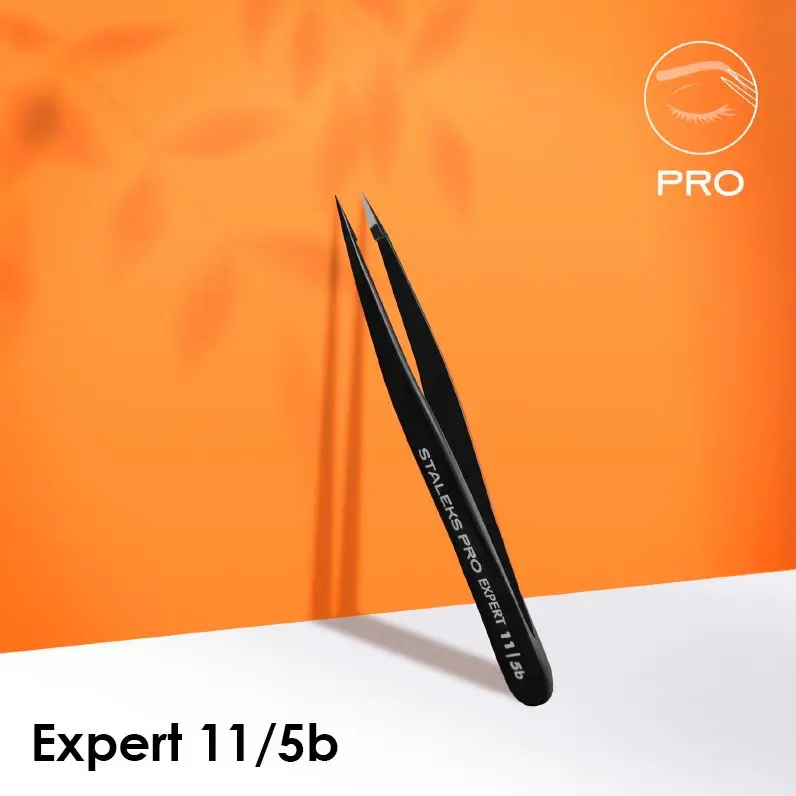 PINZAS PARA CEJAS EXPERT 11 TIPO 5 NEGRA