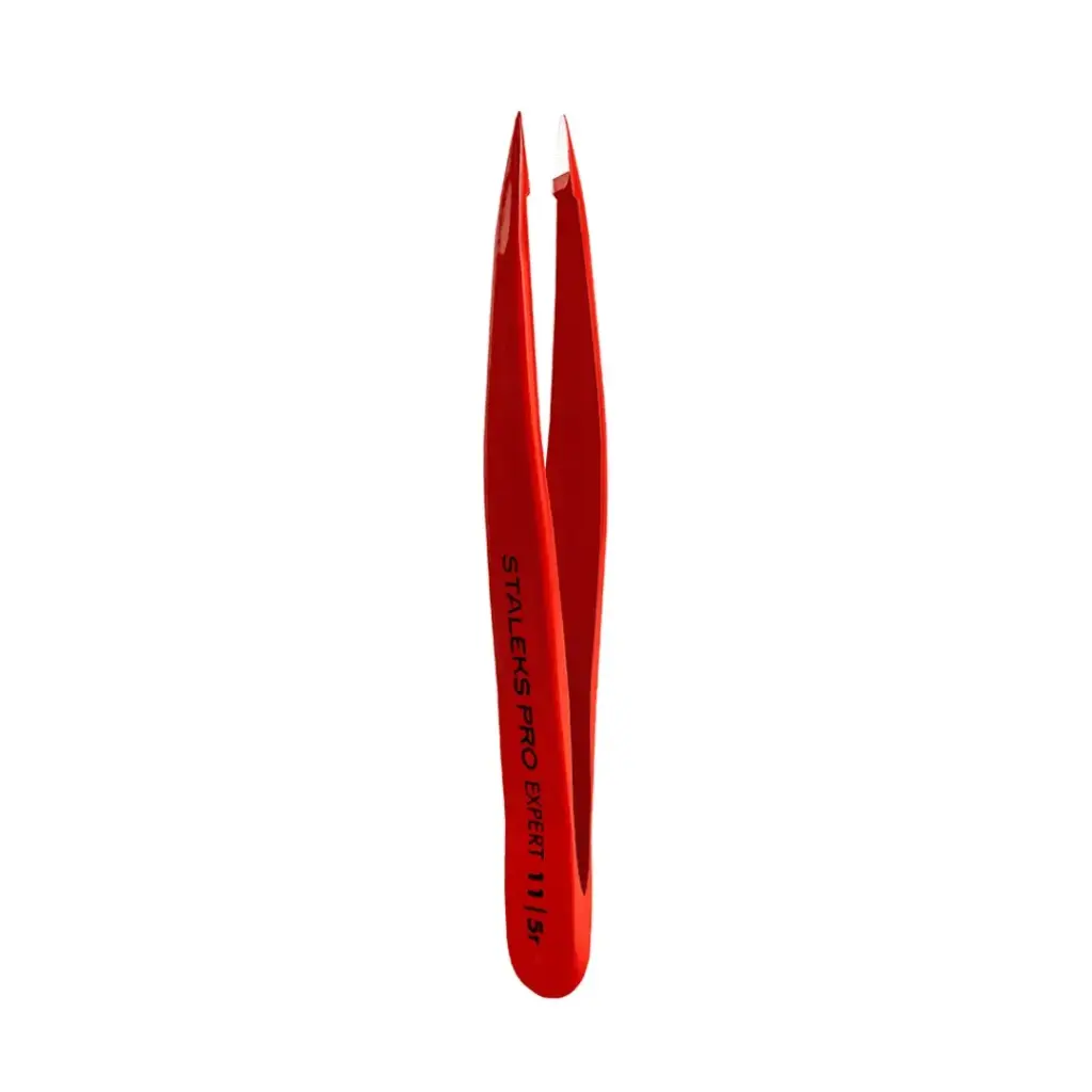 PINZAS PARA CEJAS EXPERT 11 TIPO 5 ROJA