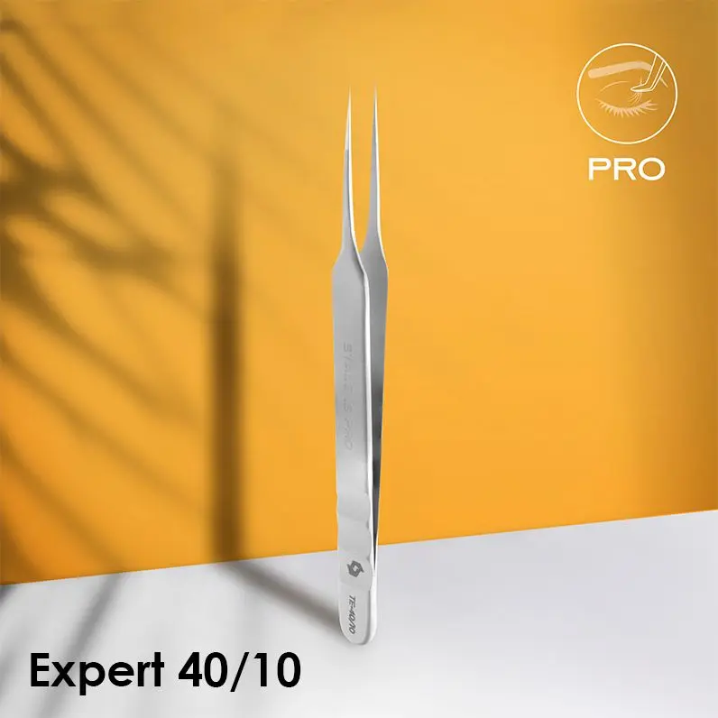 PINZAS PROFESIONALES PARA PESTAÑAS EXPERT 40 TIPO 10