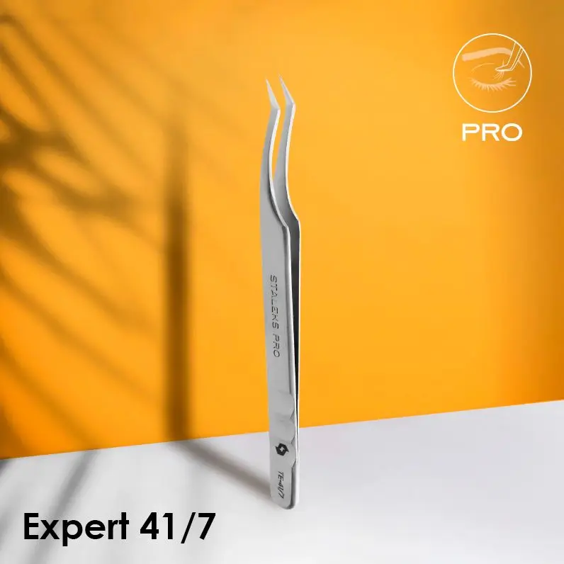 PINZAS PROFESIONALES PARA PESTAÑAS EXPERT 41 TIPO 7
