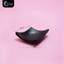 PLATITO CUADRADO CERAMICA NEGRO