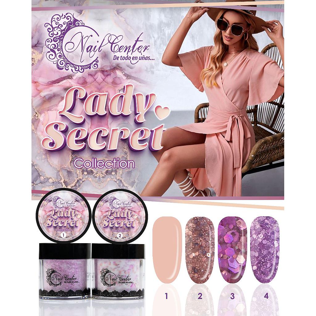 COLECCIÓN DE ACRILICO LADY SECRET 4 TONOS