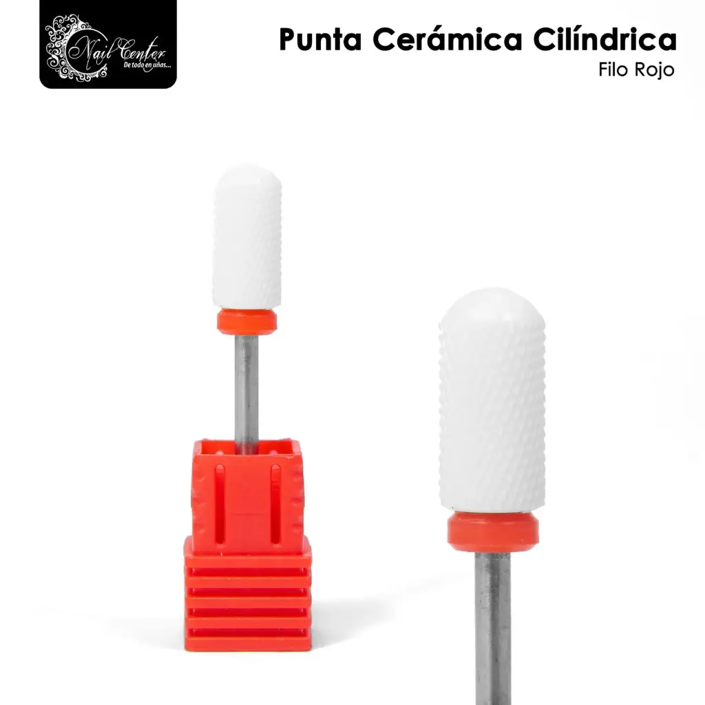 PUNTA CERAMICA CILINDRICA FILO ROJO