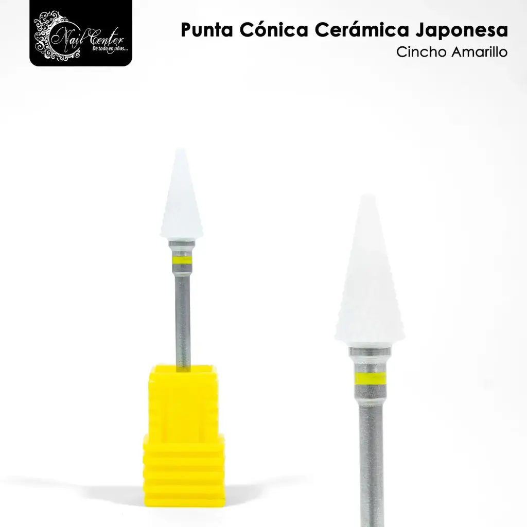 PUNTA CONICA CERAMICA JAPONESA FILO AMARILLO