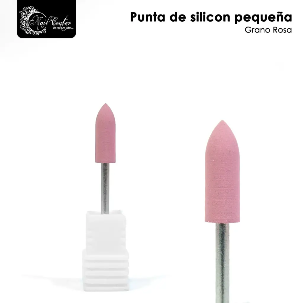 PUNTA DE SILICON PEQUEÑA GRANO ROSA