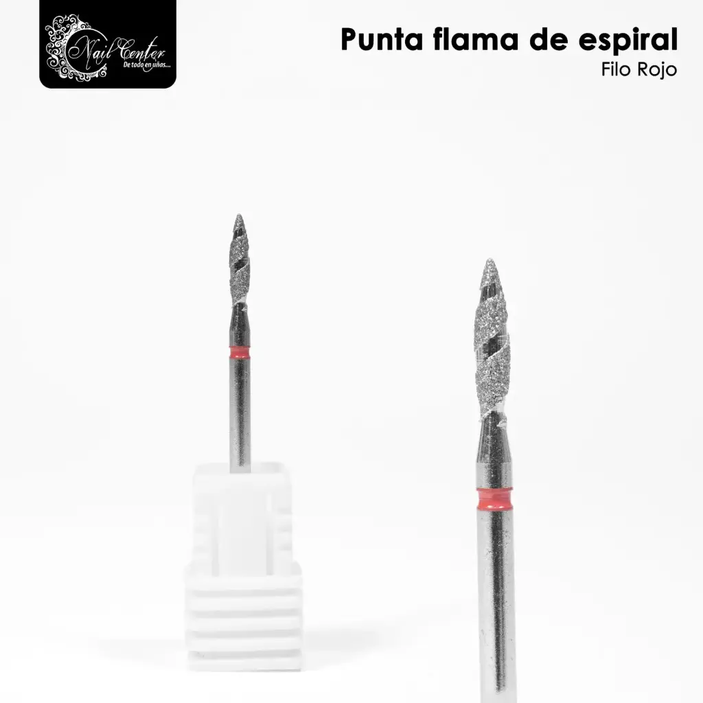 PUNTA FLAMA DE ESPIRAL FILO ROJO