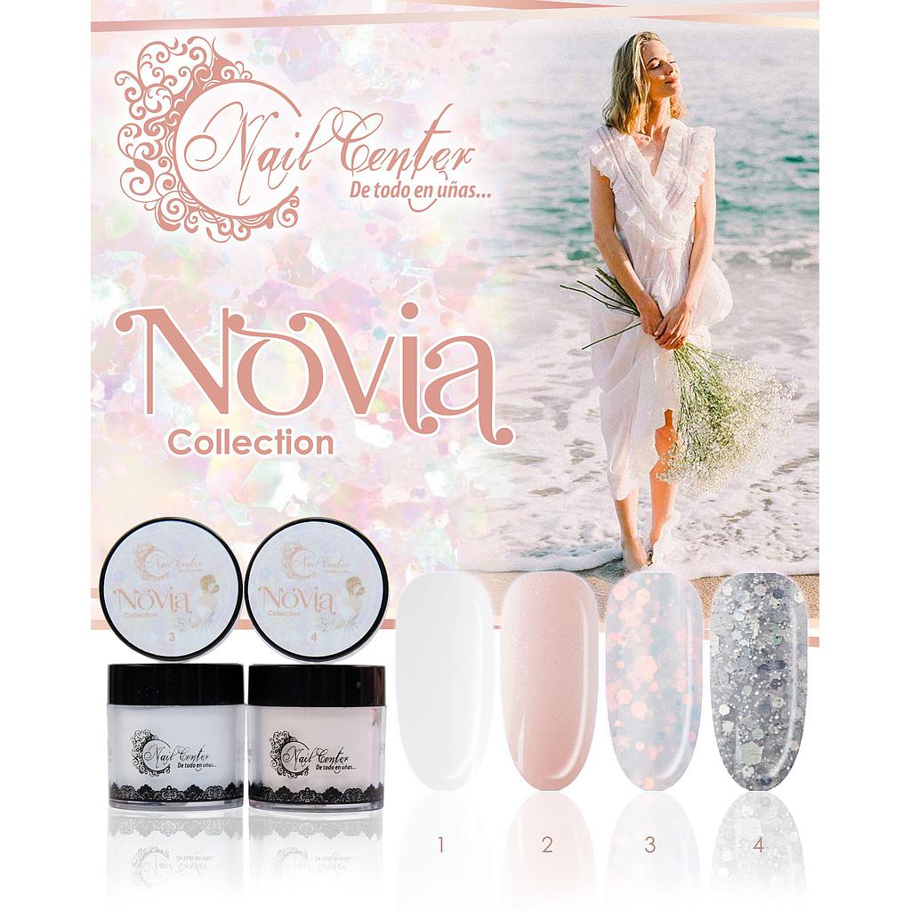 COLECCIÓN DE ACRILICO NOVIA 4 TONOS