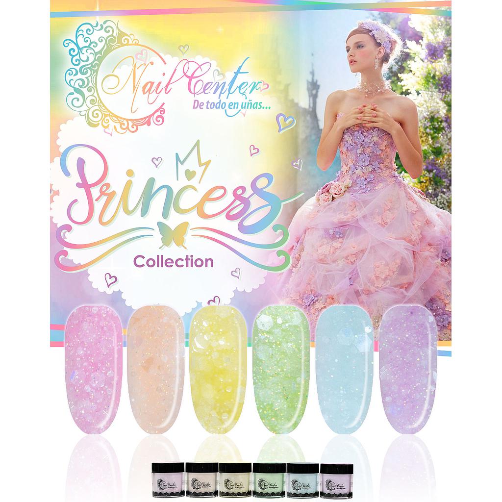 COLECCIÓN DE ACRILICO PRINCESS 6 TONOS