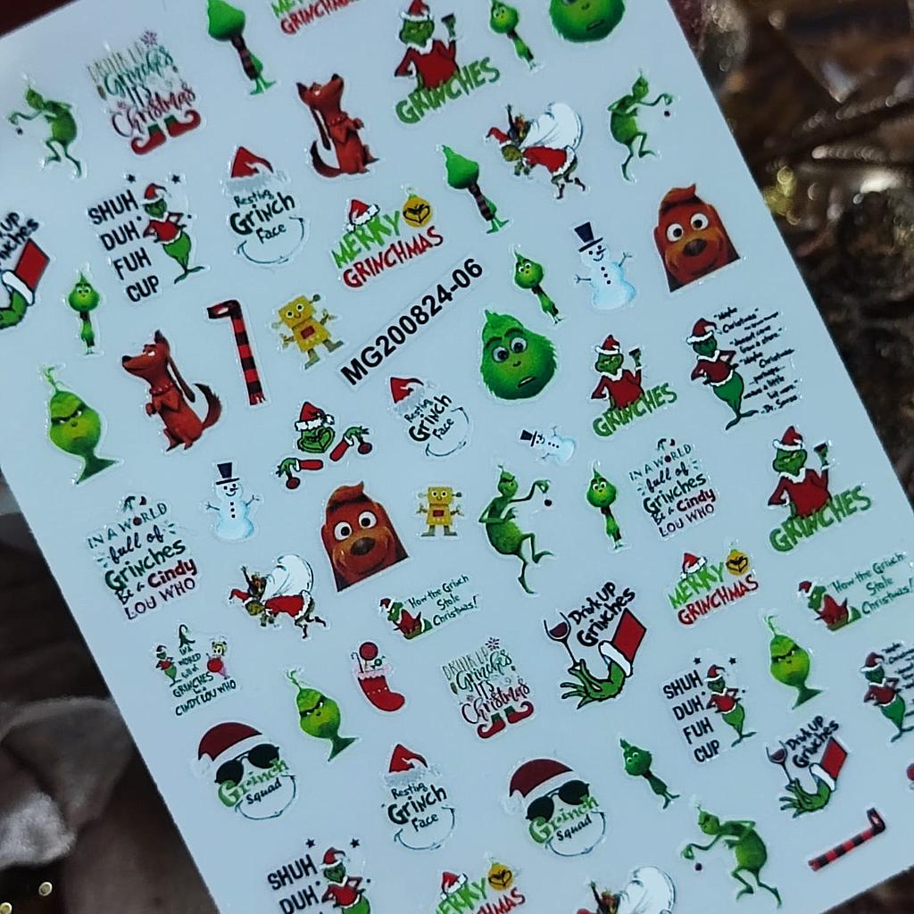 STICKER GRINCH T-4