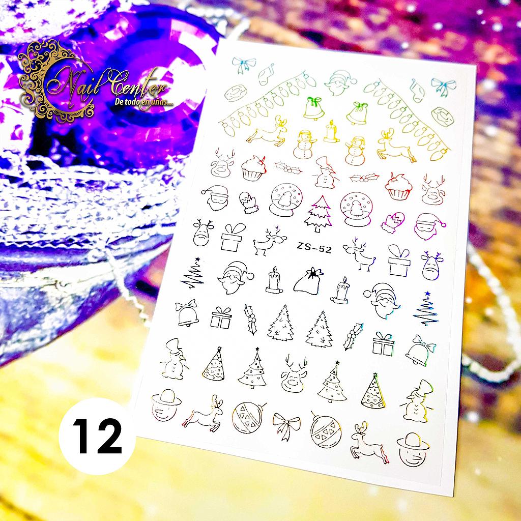 STICKER NAVIDEÑO 12