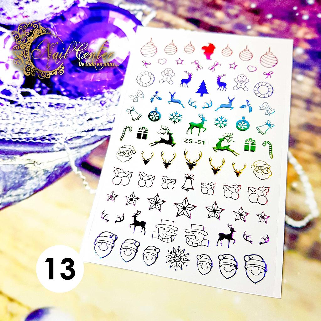 STICKER NAVIDEÑO 13