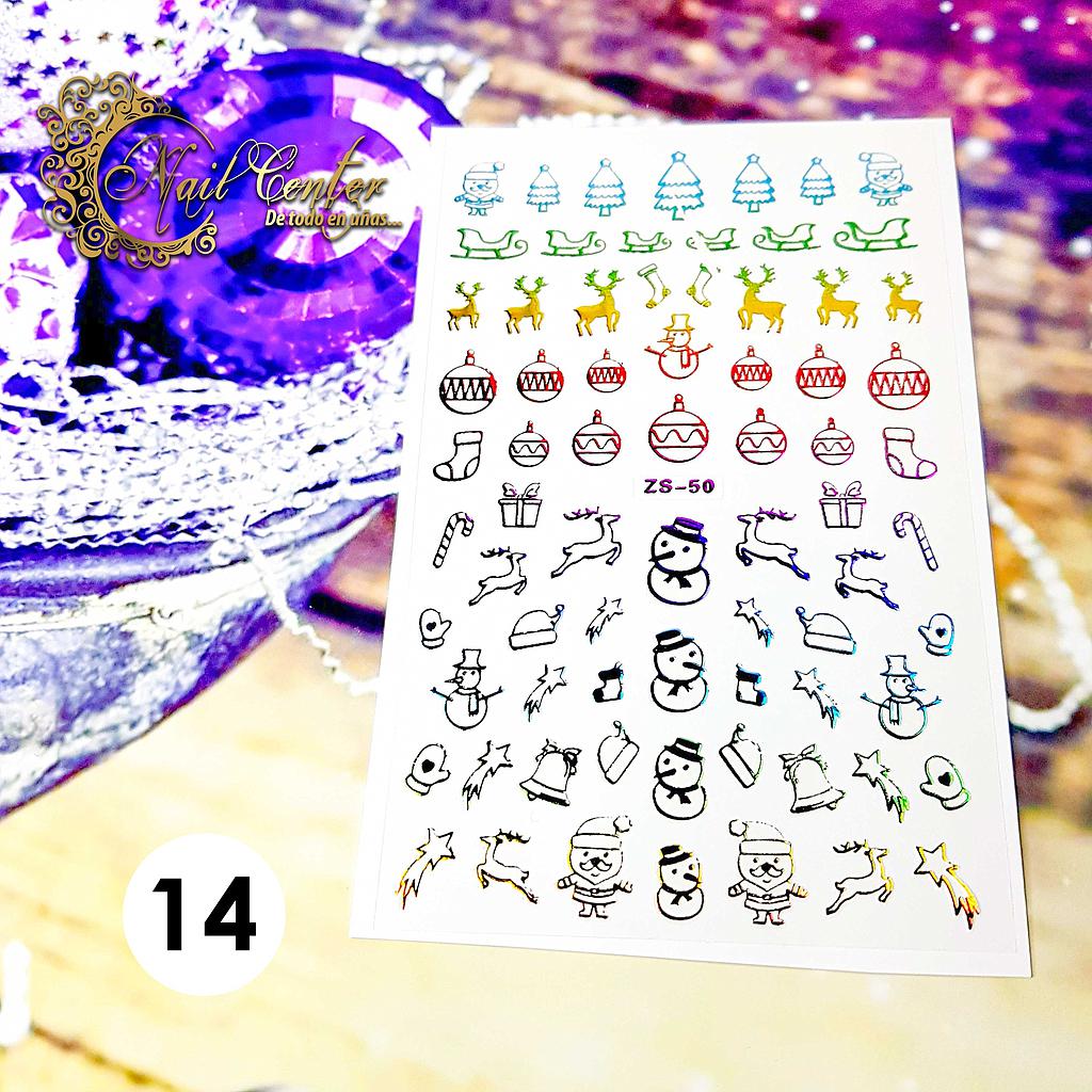 STICKER NAVIDEÑO 14