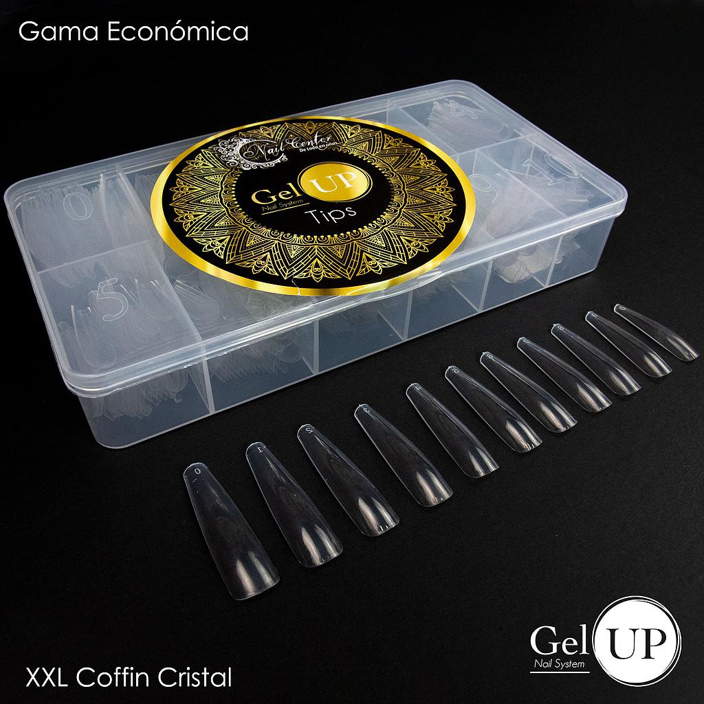 TIPS GEL UP XL COFFIN CRISTAL ECONOMICO