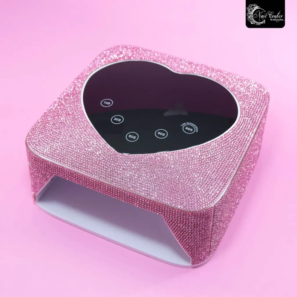 LAMPARA BLING BLING CORAZON ROSA BEBE 